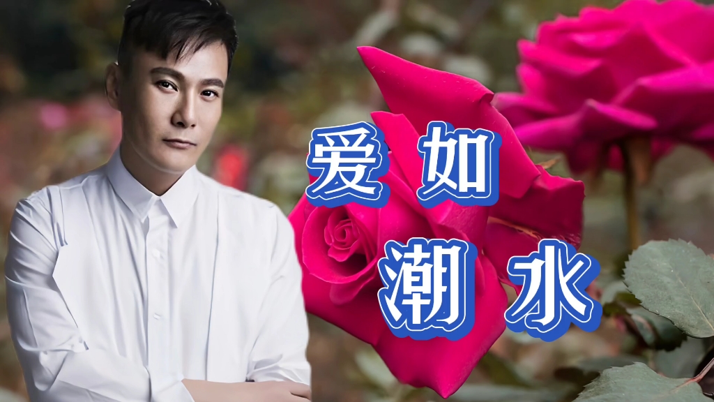 情歌王子,张信哲的成名曲《爱如潮水》深情好听