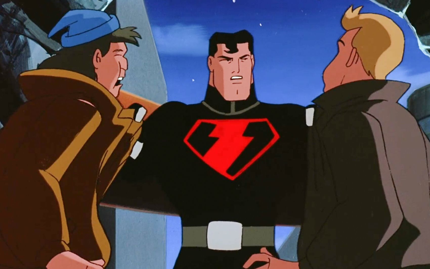 没想到96版《超人》动画,竟然已经出现不义超人的构想
