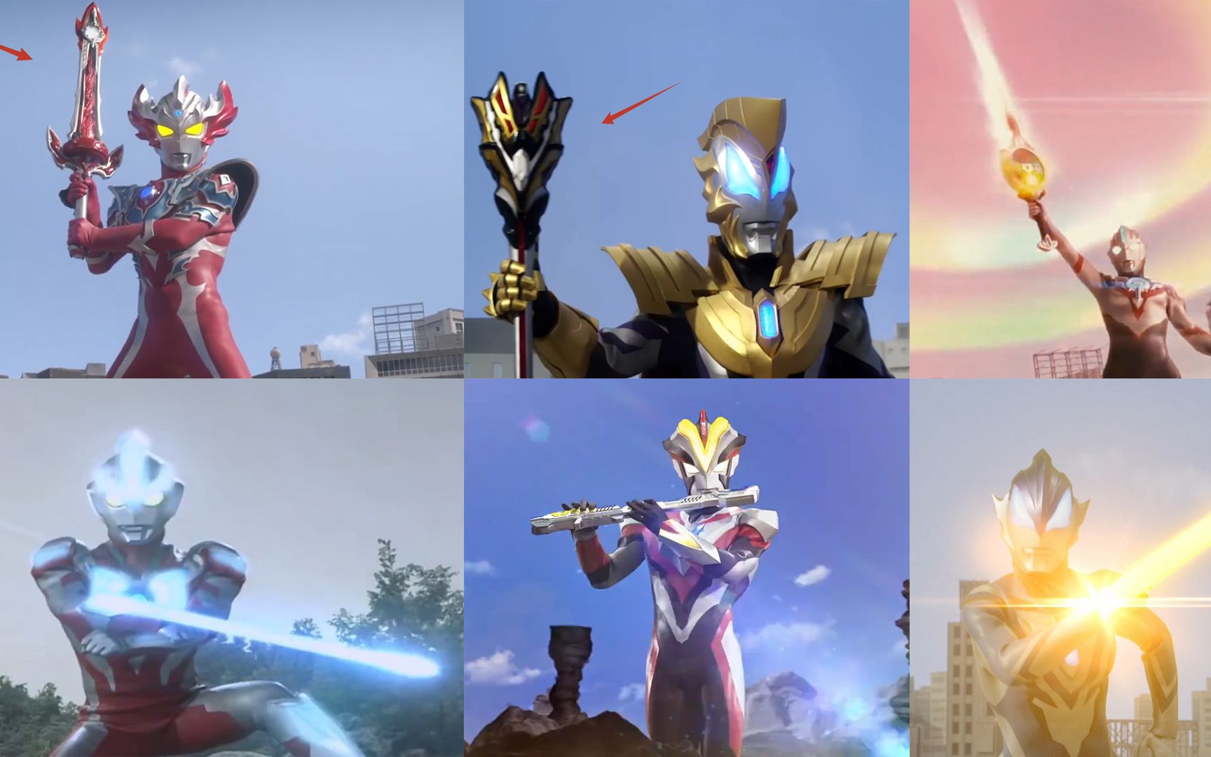 新生代里用剑的六位奥维克特利双刀流欧布至高圣剑谁更厉害