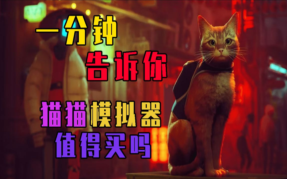 [图]一分钟告诉你 Stray 赛博朋克猫猫模拟器值得买吗