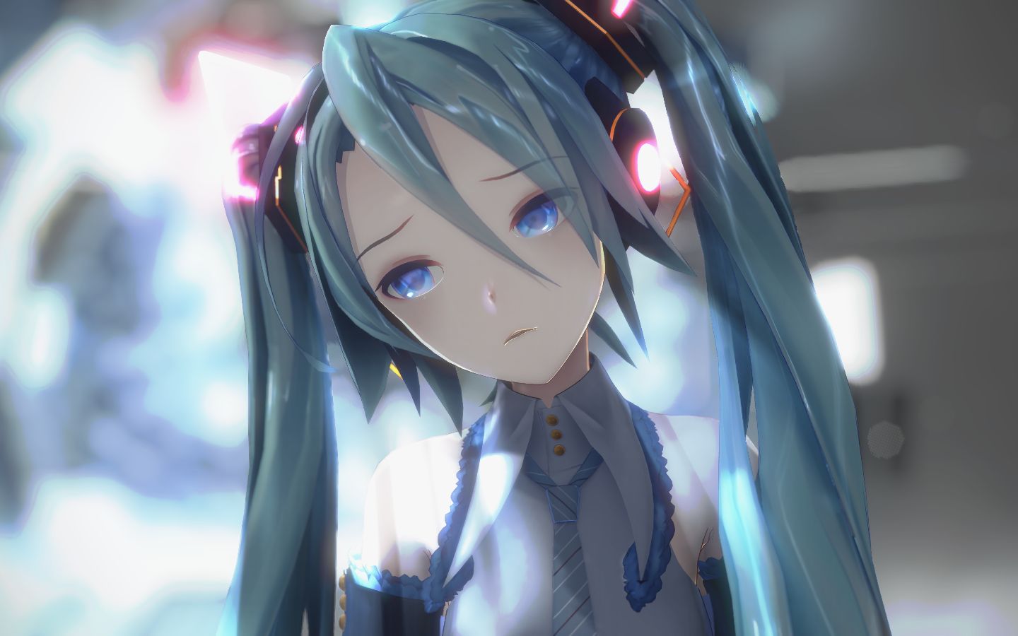 【mmd】永 不 分 离(笑) -「rem式 hatsune miku 10th · give me
