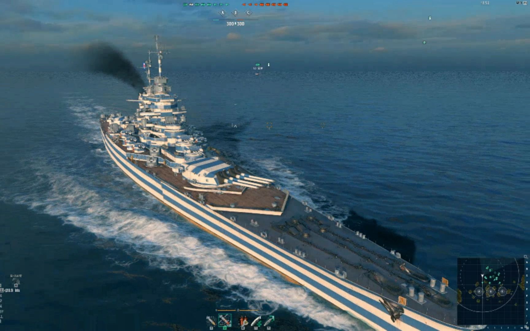 战舰世界——法兰西共和国号战列舰战记⑹_哔哩哔哩_bilibili