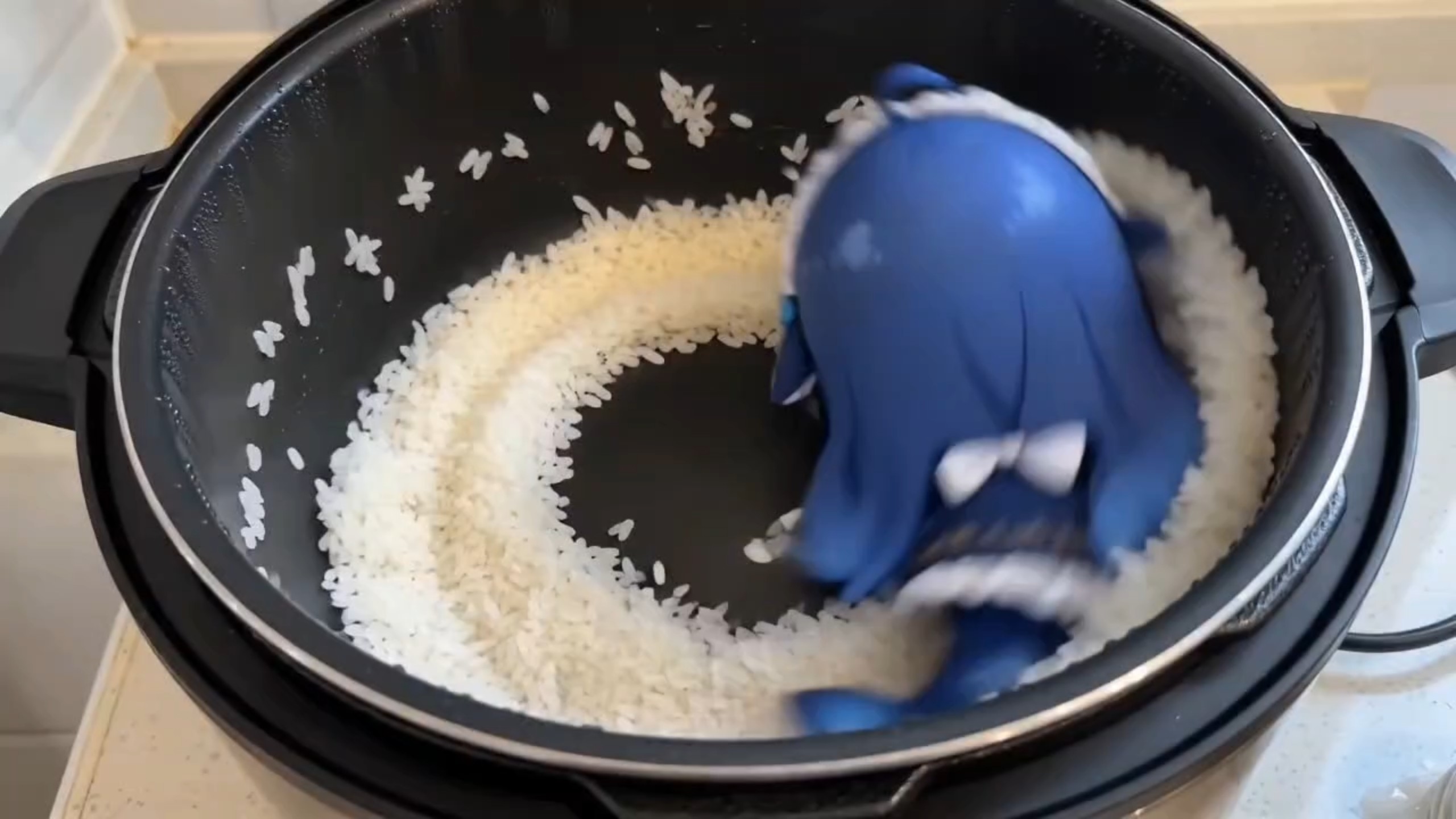 完了，家里遭蓝色大肥鱼了