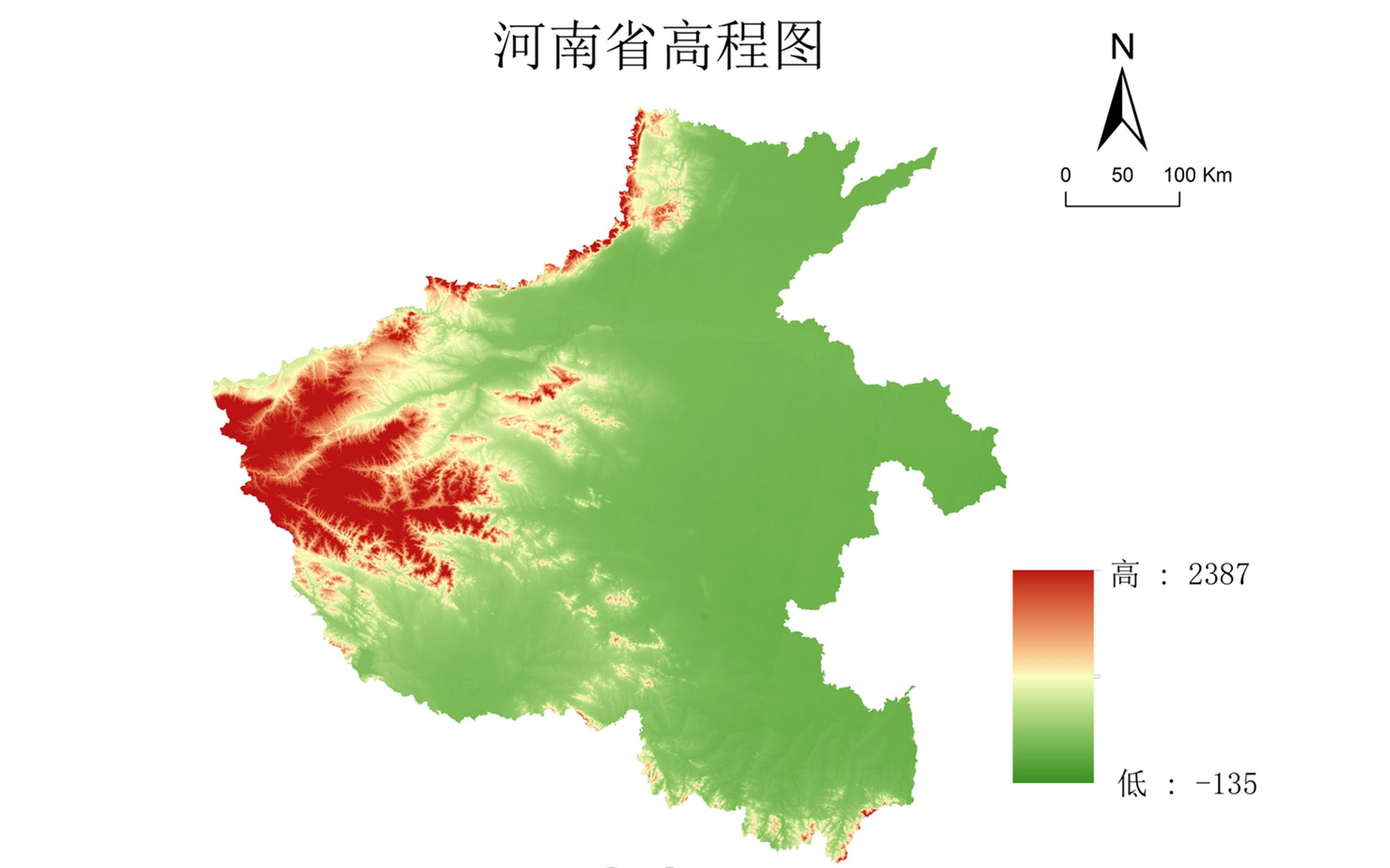 ARCGIS高程图#ARCGIS图制作#