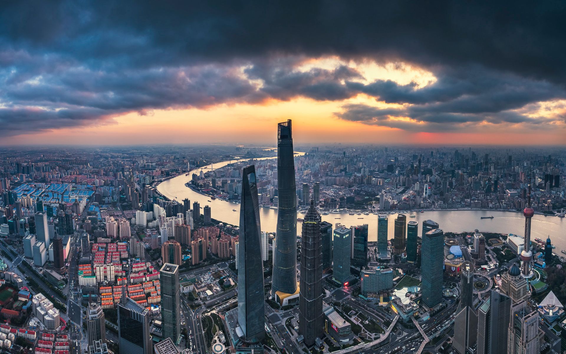 【转载】上海 shanghai aerial photography 魔都掠影-4k