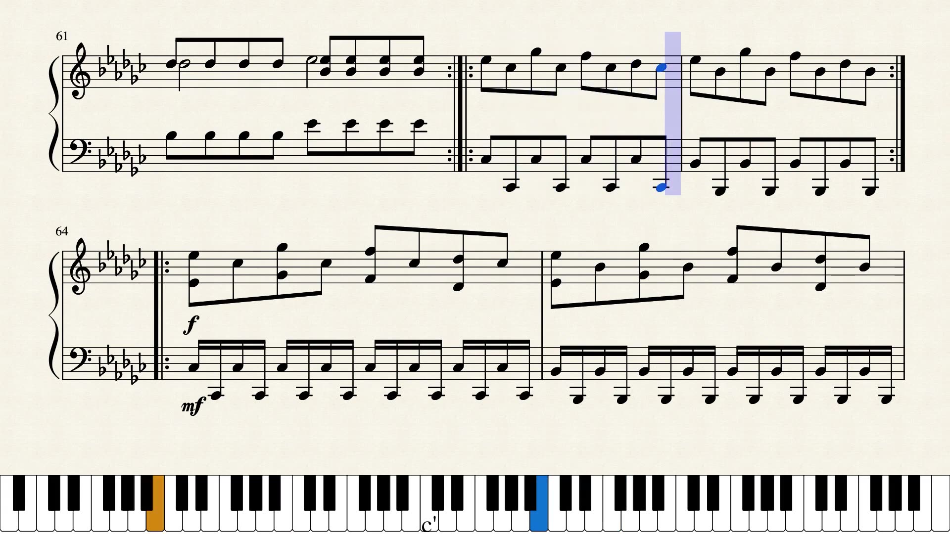 tokyovania钢琴五线谱图片