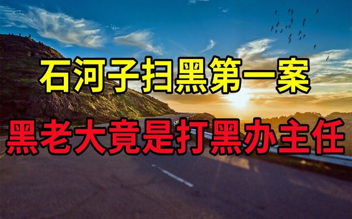 石河子扫黑大案,黑社会头目竟是打黑办主任,霸占年轻姑娘当情妇  大案要案纪实录  绝密档案哔哩哔哩bilibili