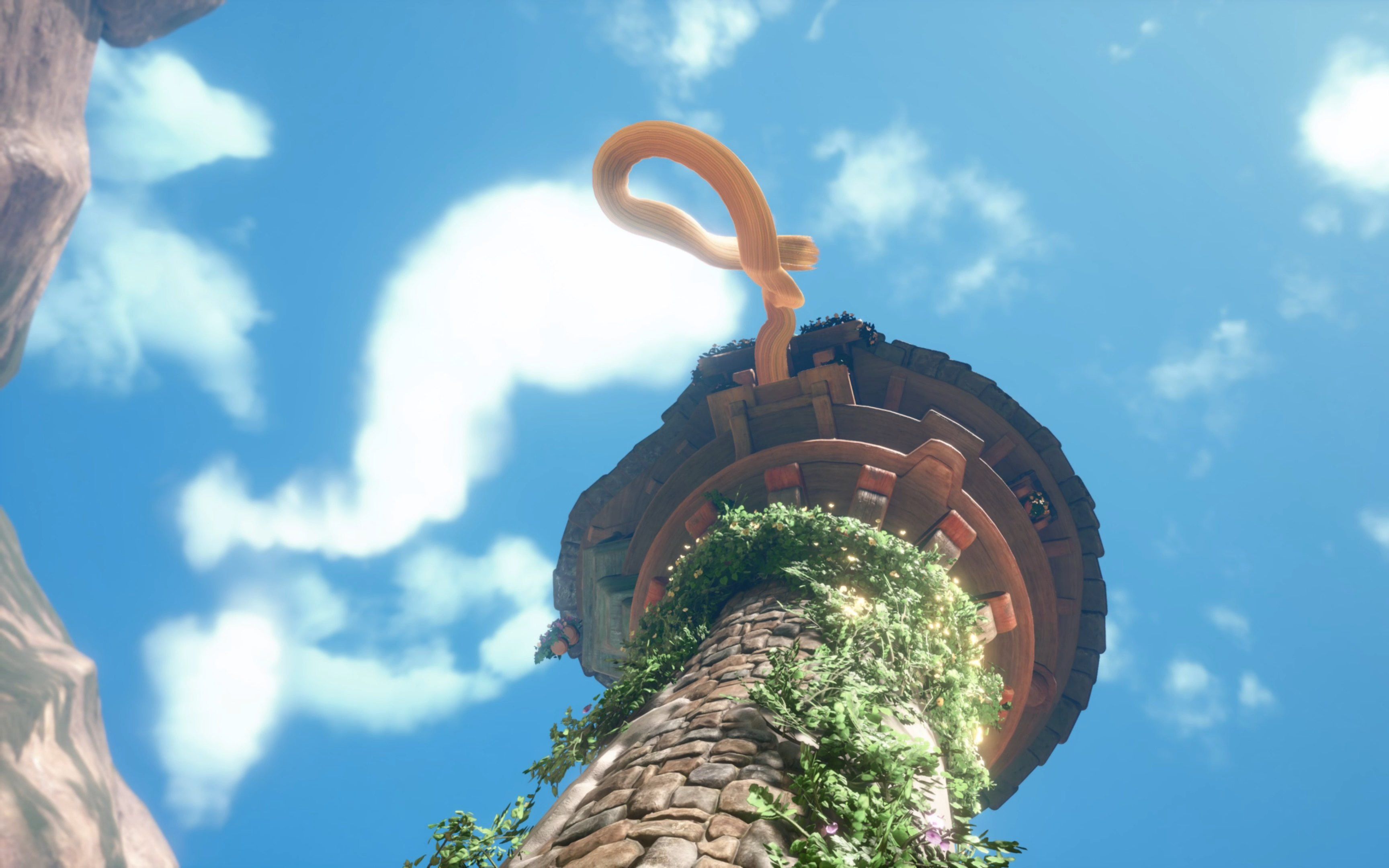 王国之心3 长发公主乐佩逃出高塔_哔哩哔哩_bilibili