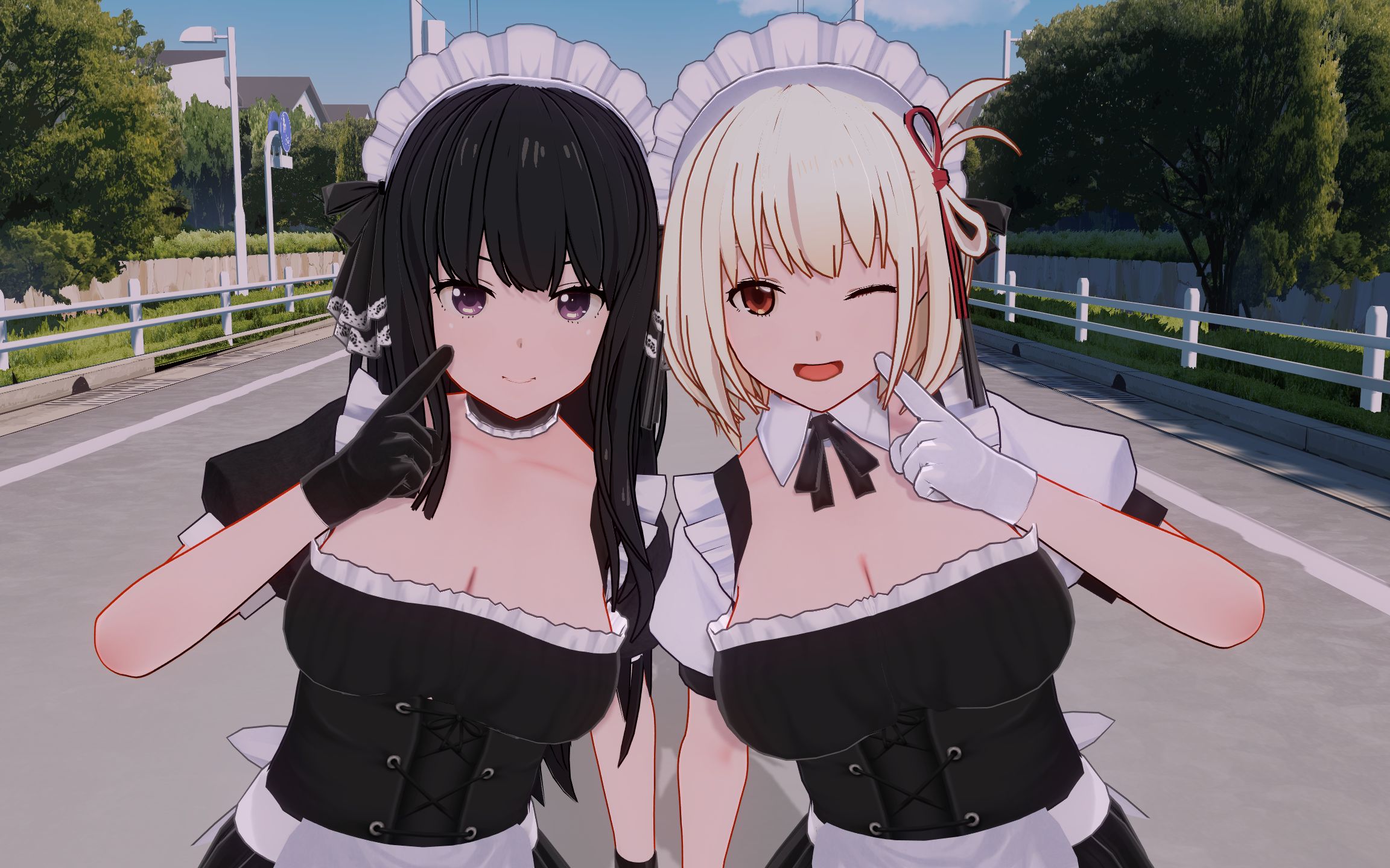 【com3d2】莉可丽丝 千束x泷奈,但是妹抖