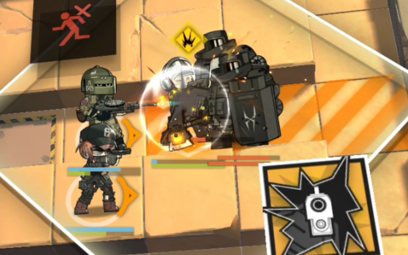 明日方舟〕彩六小队 闪击极限闪避击破sk-3_哔哩哔哩 (゜-゜)つロ