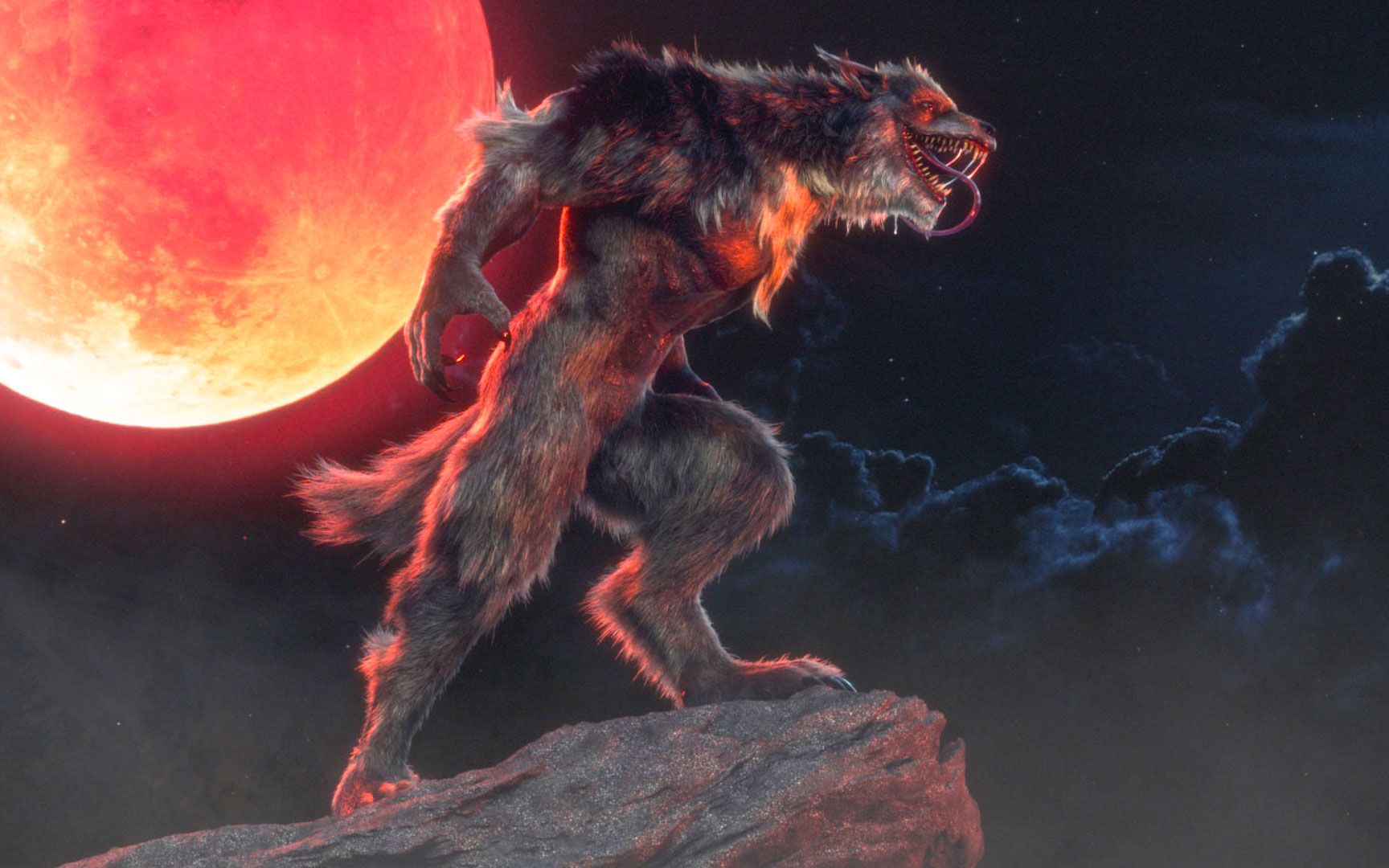 【rrcg】houdini狼人角色实例制作完整工作流程视频教程