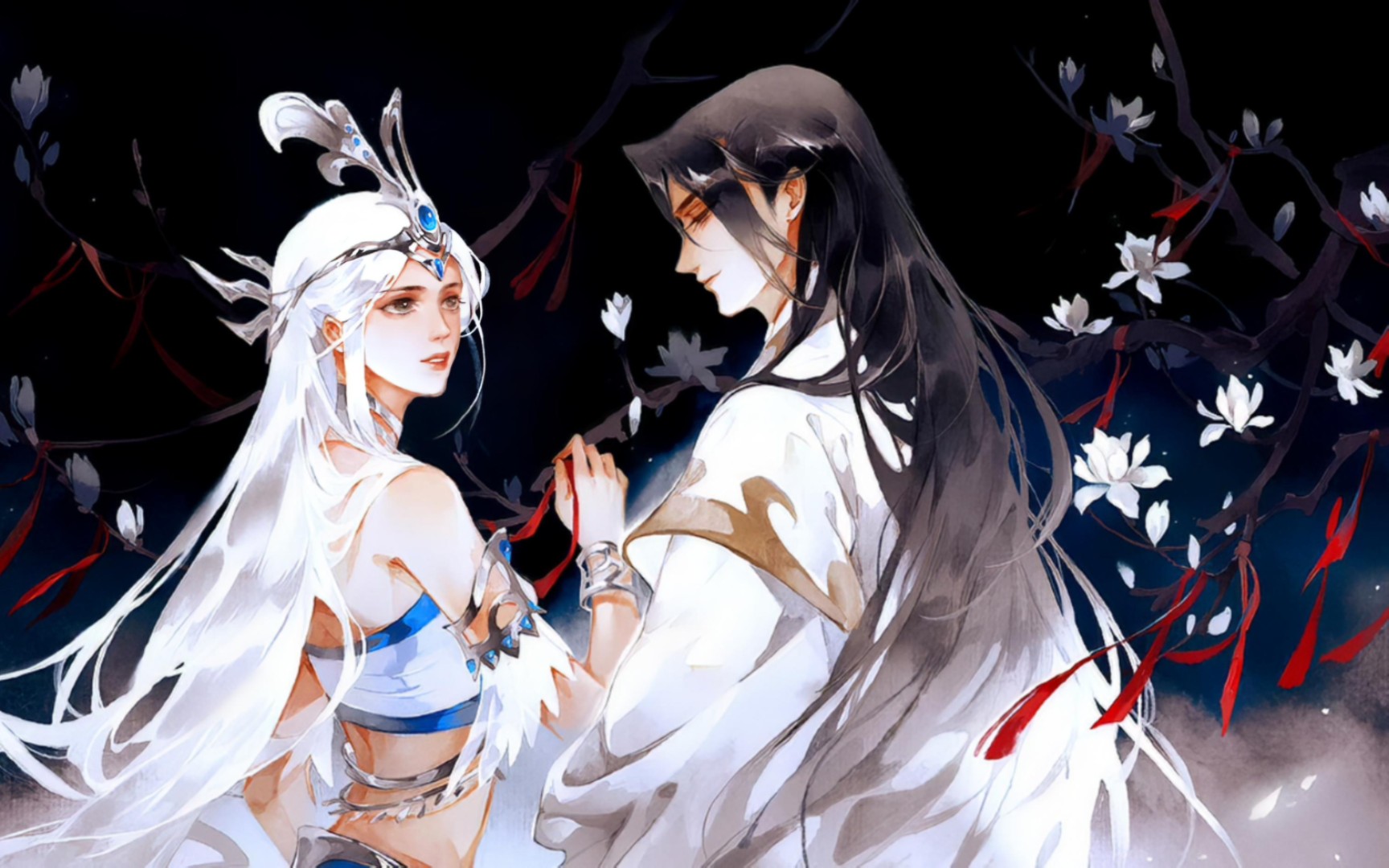 [秦时明月]高渐离x雪女‖小重山 "山花烂漫也不及你一半 "