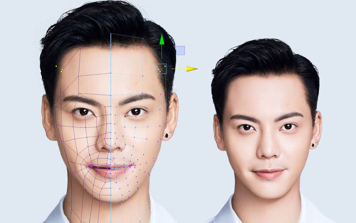 【maya建模】明星人物建模,陈伟霆脸部布线教学