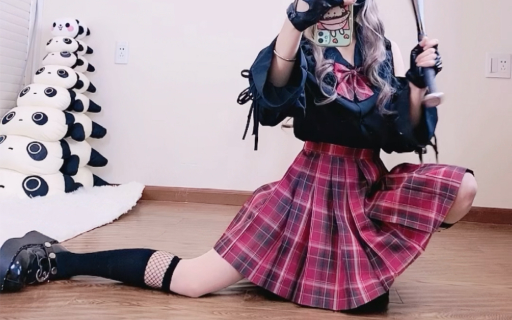 渔网小腿袜腿环jk