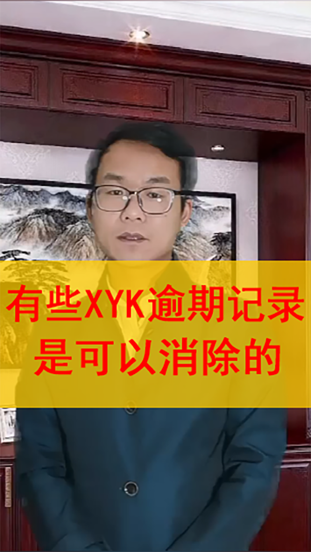 有些XYK逾期记录是可以申请消除的哔哩哔哩bilibili