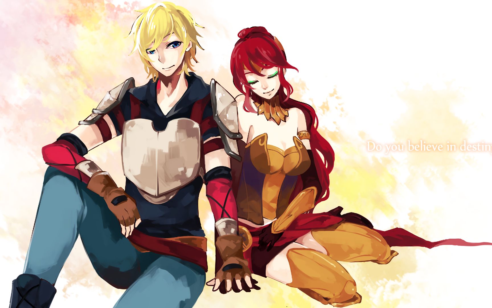 【rwby/催泪向/回忆向/纯剪辑】pyrrha nikos x jaune arc——很高兴