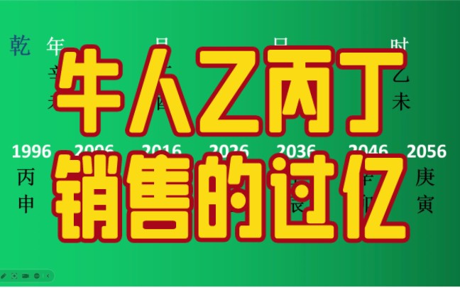 牛人乙丙丁,销售的过亿!哔哩哔哩bilibili