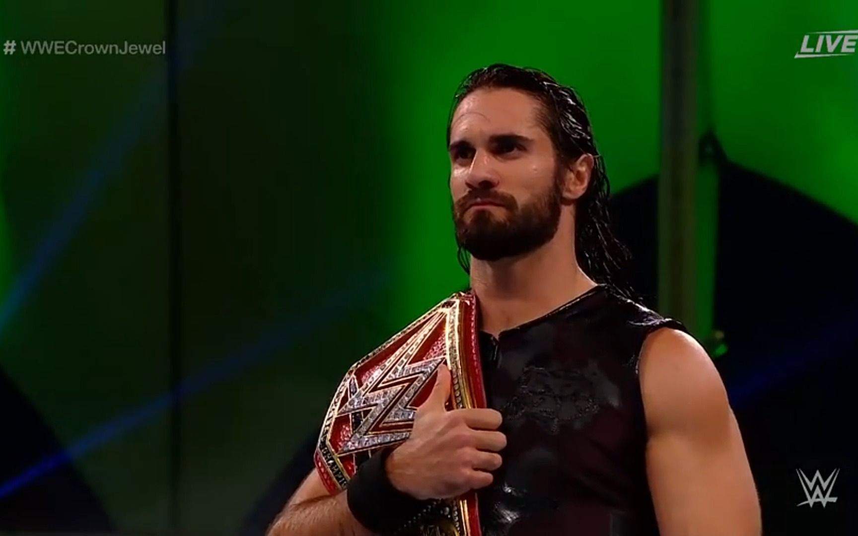 2019皇冠之珠 环球冠军赛 赛斯罗林斯vs邪神布雷怀亚特