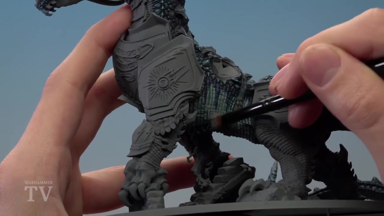 战锤涂装星龙的下腹部西格玛时代