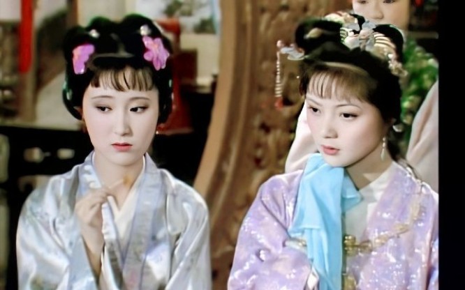 薛宝钗林黛玉山中高士晶莹雪世外仙姝寂寞林