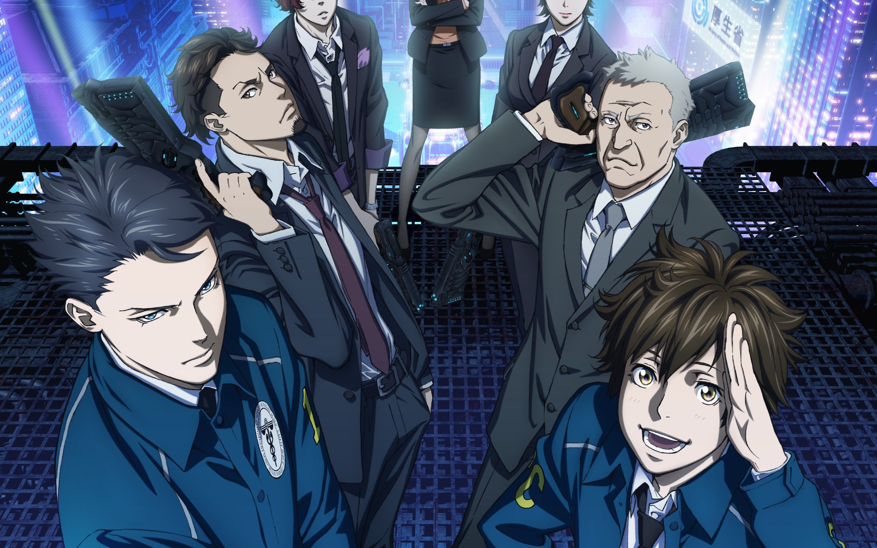 [图]【完整配信】「PSYCHO-PASS 3」OP片頭曲「Q-vism」/ Who-ya Extended