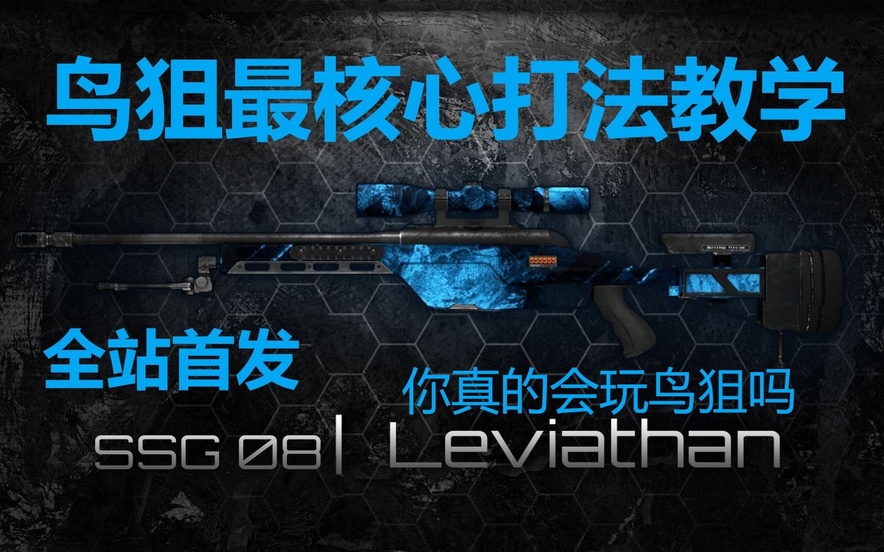 【CSGO教学】五分钟教会你鸟狙最核心打法!从此鸟狙告别白给!CSGO