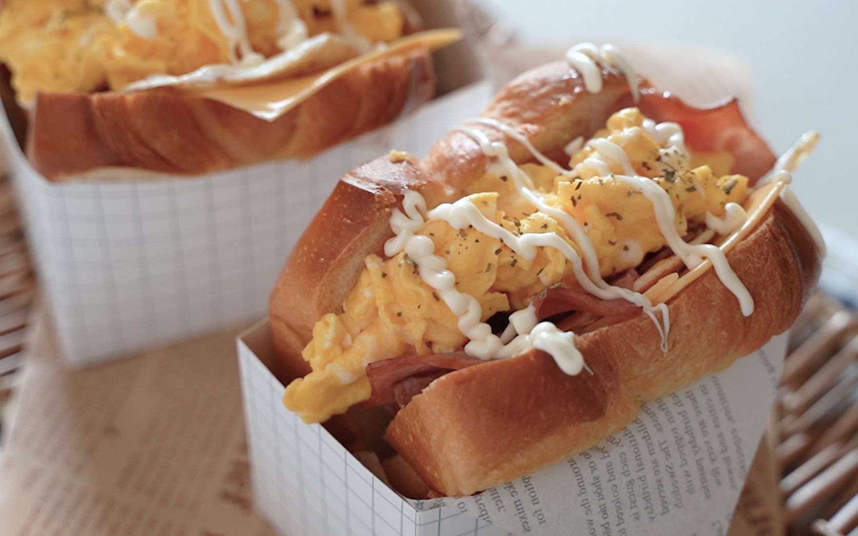 芝士厚蛋烧吐司