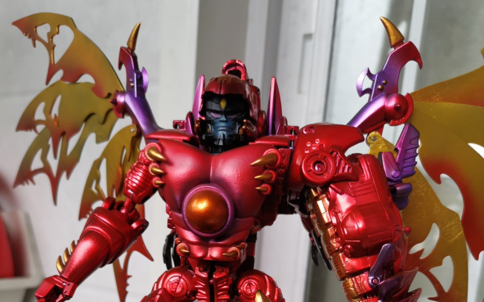 变形金刚乾涂工坊红龙改模重涂