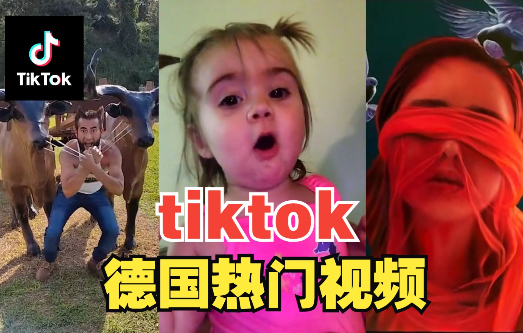 [图]第一次打开TikTok会推荐的热门视频-德国