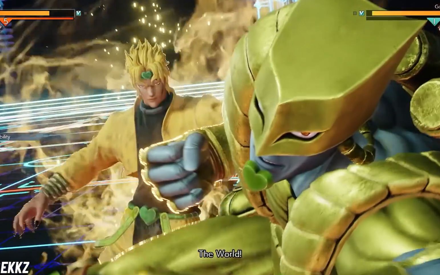 jump force dio 迪奥the world 全人物变身模式 及大招 炫酷