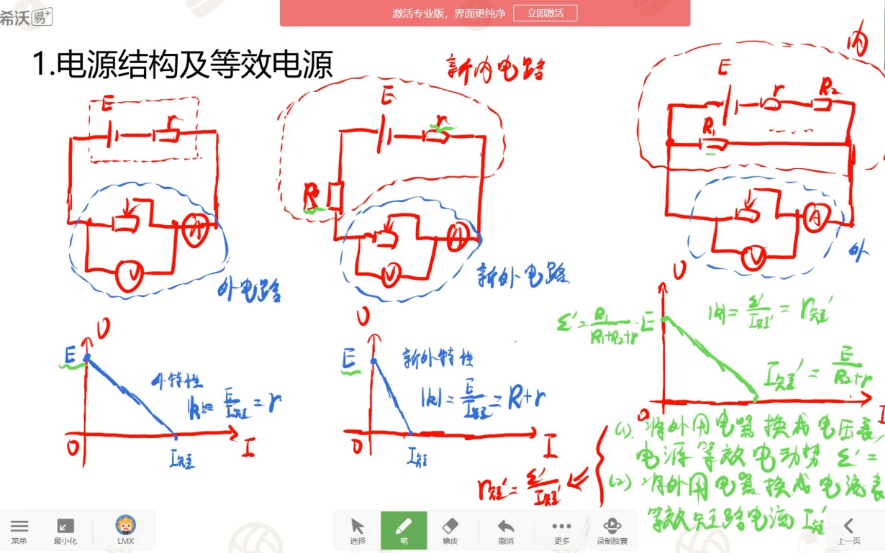 【沪科版必修三】【第10章.电路及其应用】【3.等效电源(戴维南定理)】——用大学物理方法秒解高中物理题哔哩哔哩bilibili