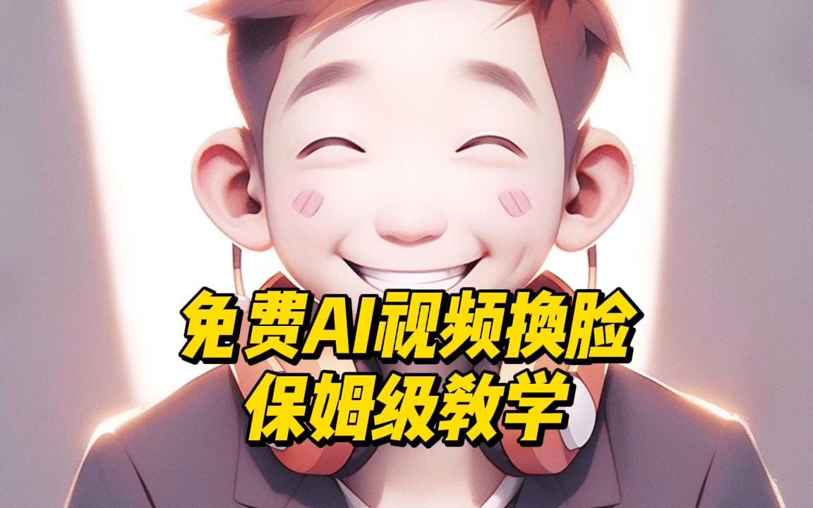 【免费AI视频换脸】保姆级教学哔哩哔哩bilibili