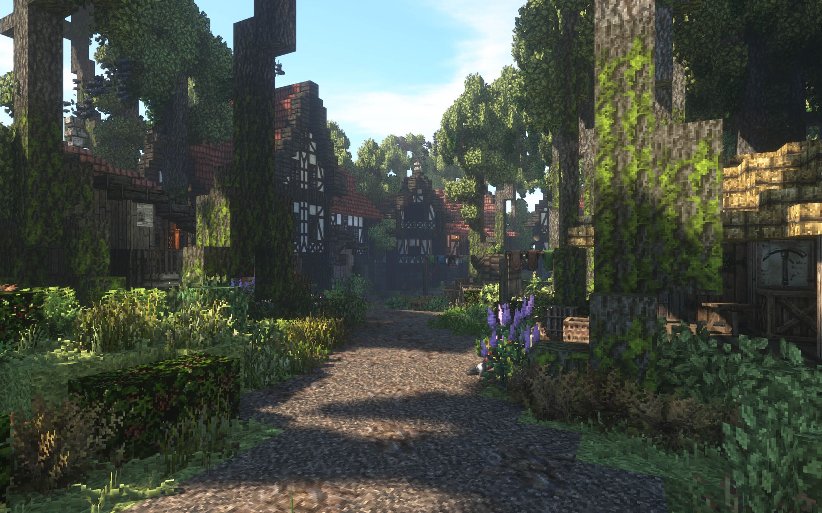 【minecraft】繁华的森林中世纪建筑