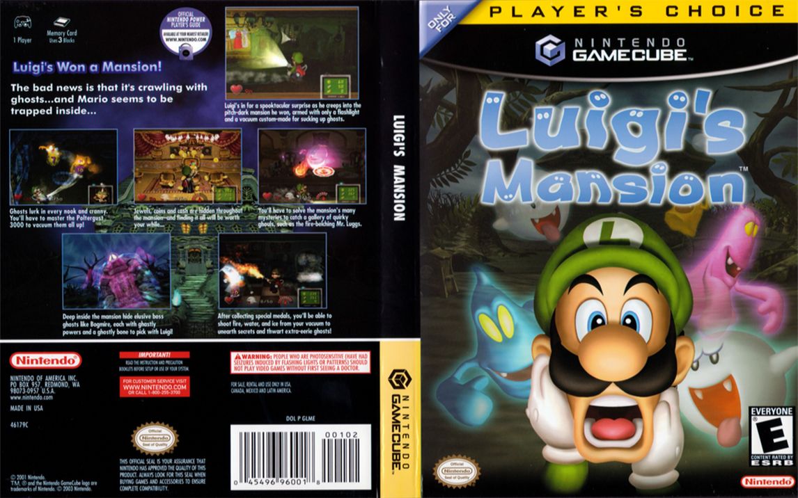 《Luigi's Mansion》路易鬼屋初代 最高画质全流程(NGC)单机游戏热门视频