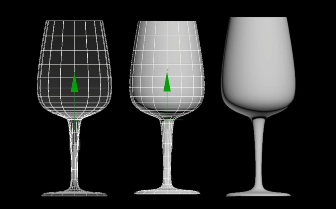 主打的就是一个简单,3dmax快速制作酒杯(高脚杯),样条线 车削的运用
