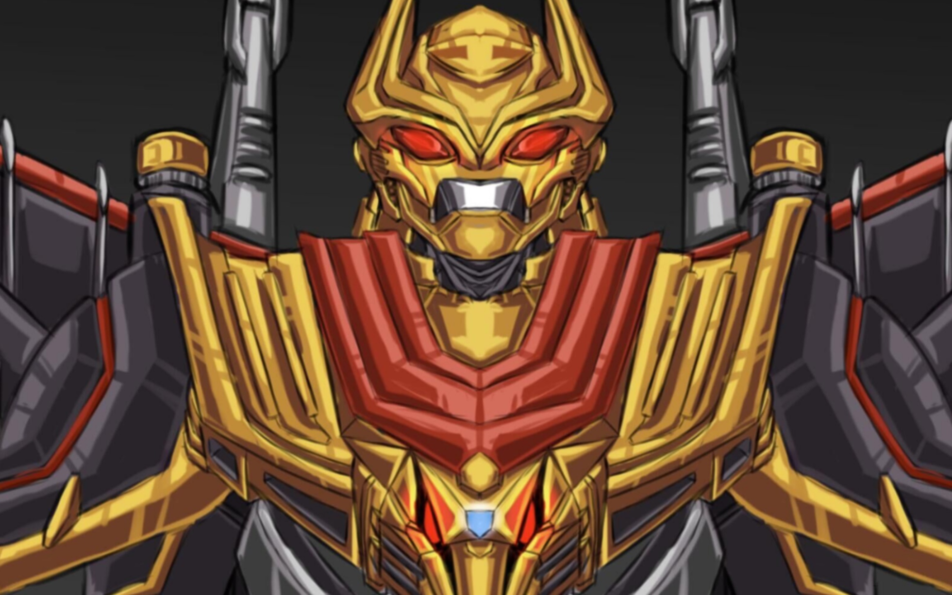 【板绘】魔改风「超星神」大地星神-钢西萨 重力轰炸!