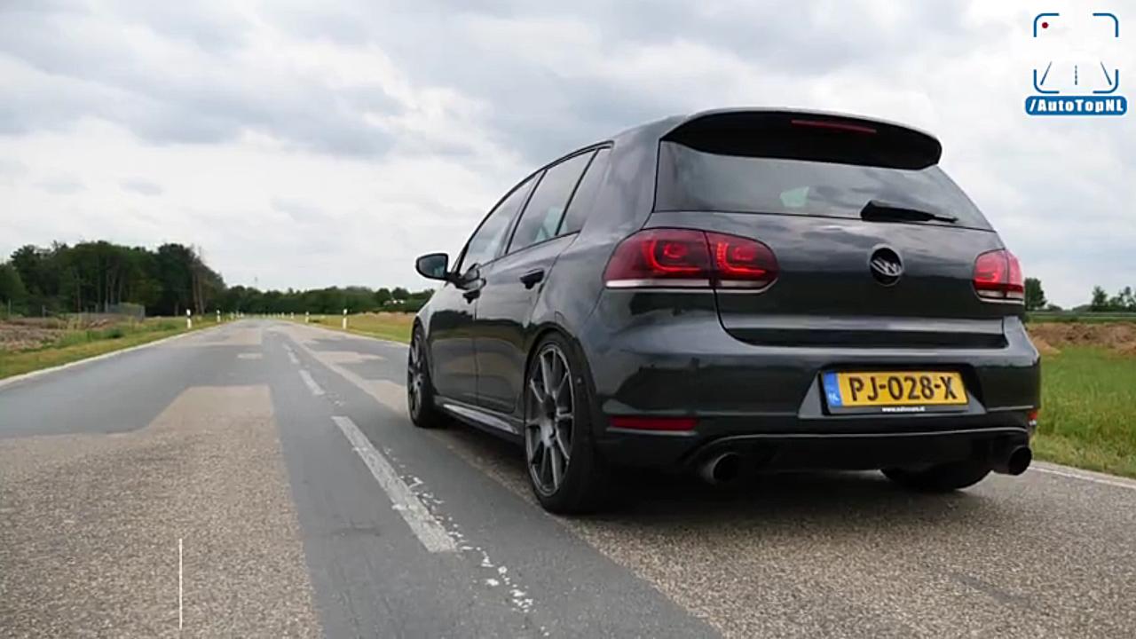 大众高尔夫mk6 gti版本 420马力 加速测试