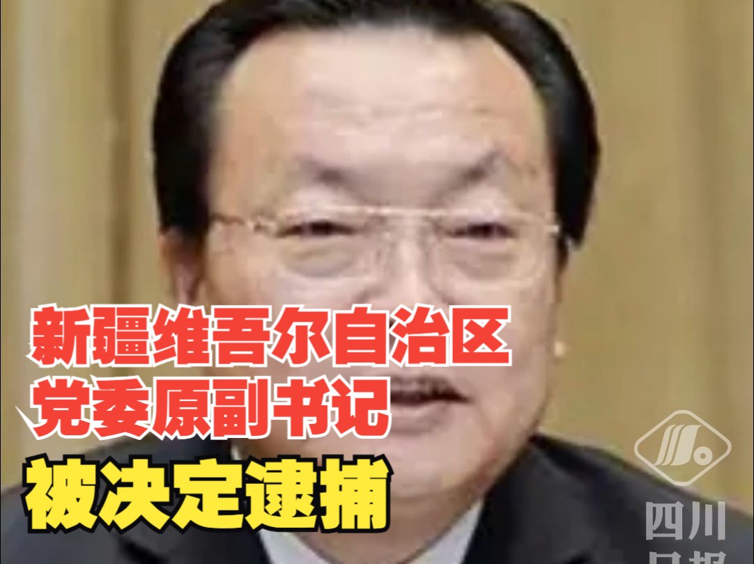 新疆维吾尔自治区党委原副书记李鹏新被决定逮捕哔哩哔哩bilibili