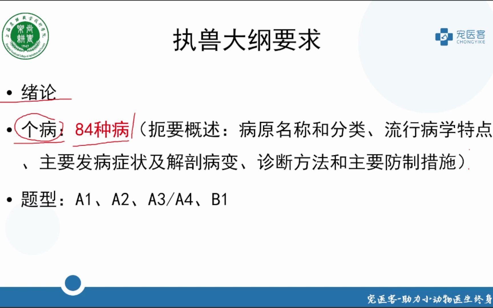 2022年执兽考试培训精讲提分班兽医传染病学1哔哩哔哩bilibili