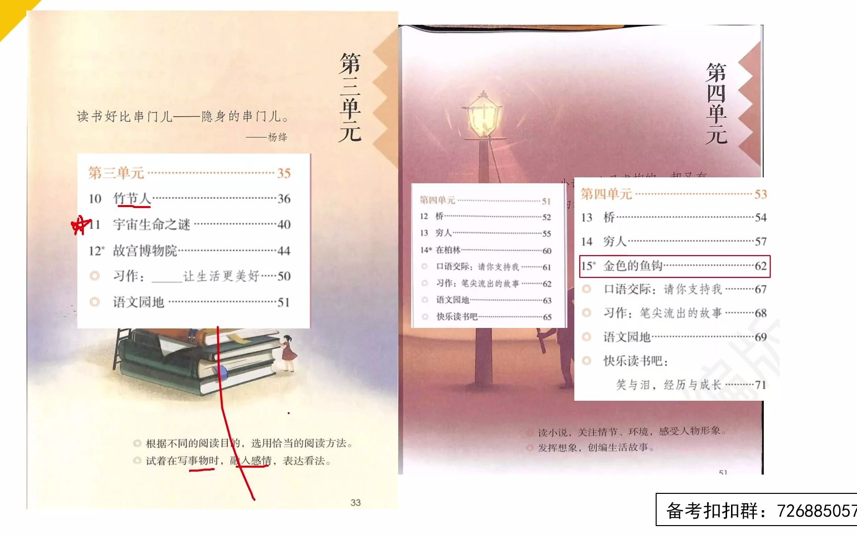 小学语文部编版教材梳理七——六年级哔哩哔哩bilibili