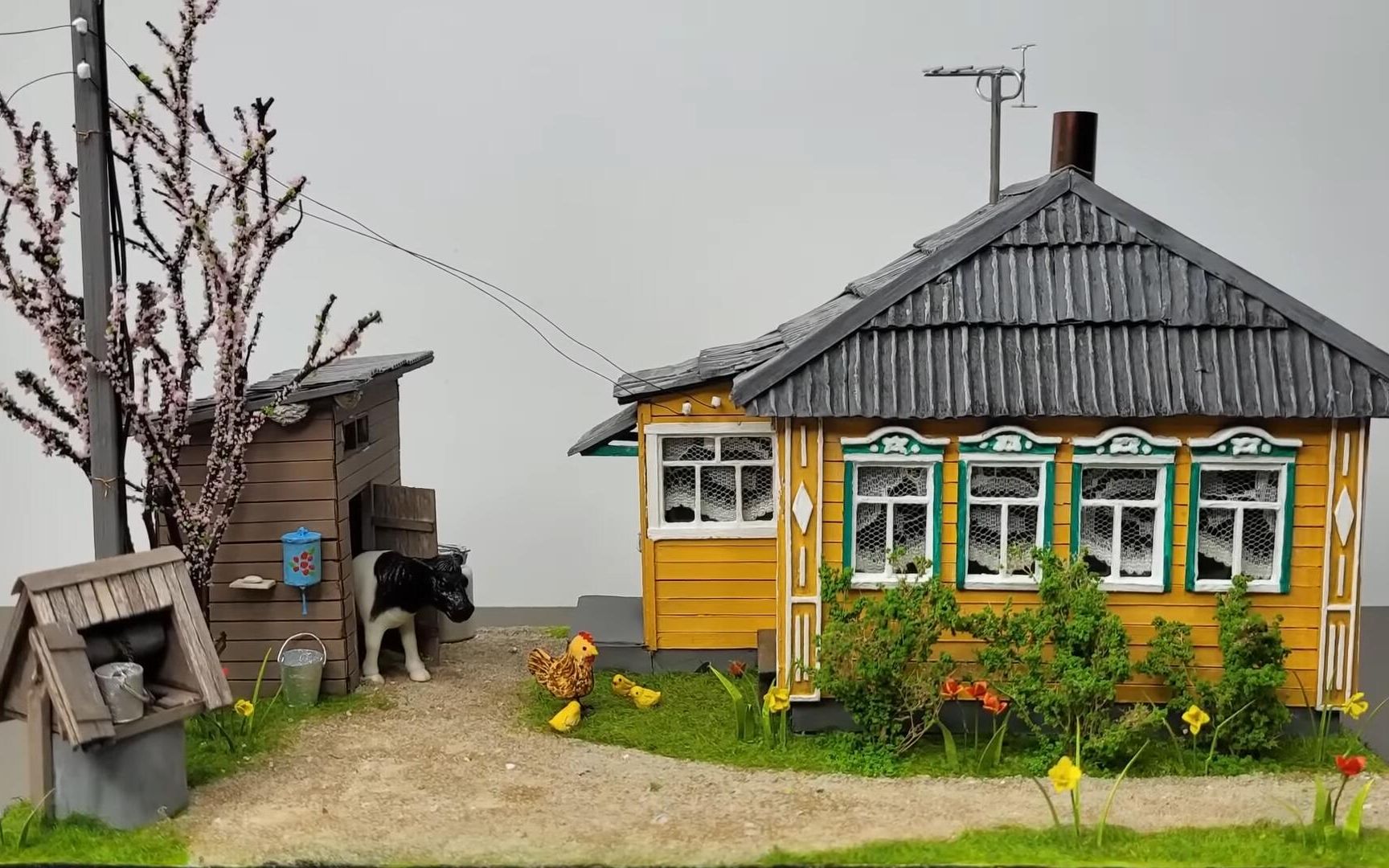 【春天手工diy】打造迷人村屋!用硬纸板创造梦幻乡村生活!【转载】