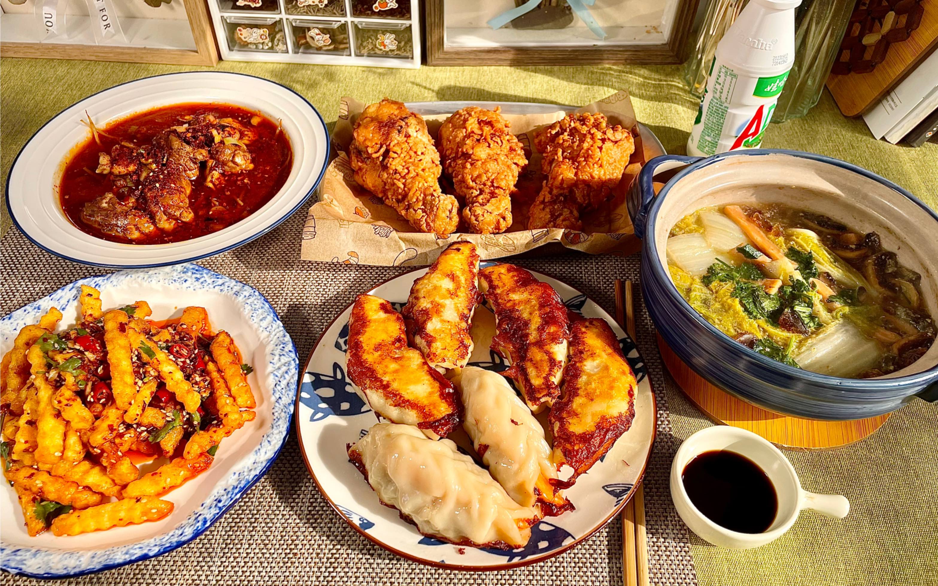 热量爆棚的单人午餐