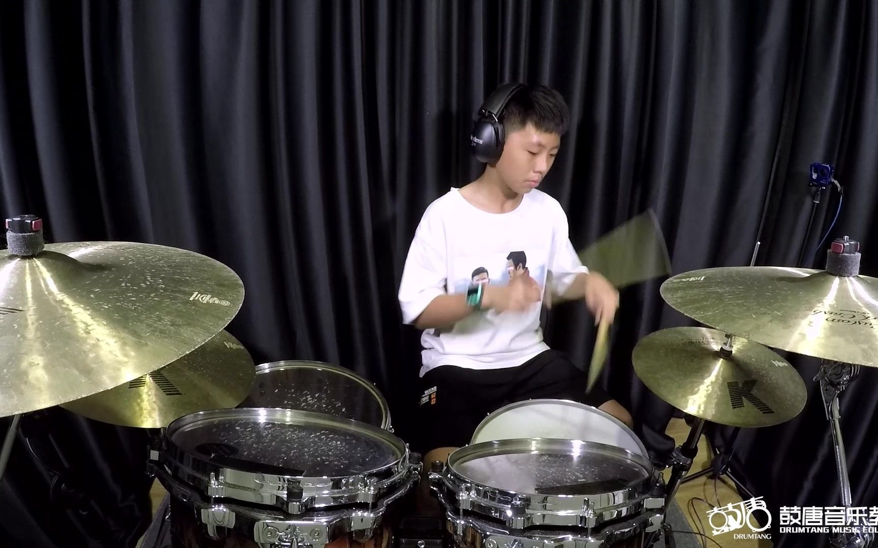 深圳鼓唐十二岁架子鼓手陈昊明《mohair mountain》鼓唐音乐教育