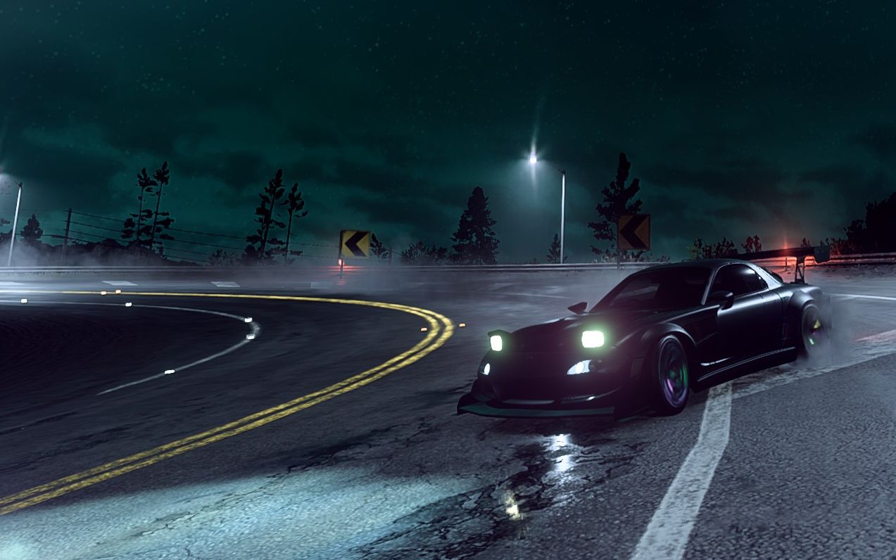 极品飞车21最长最难夜间漂移赛蜥蜴撕咬208w