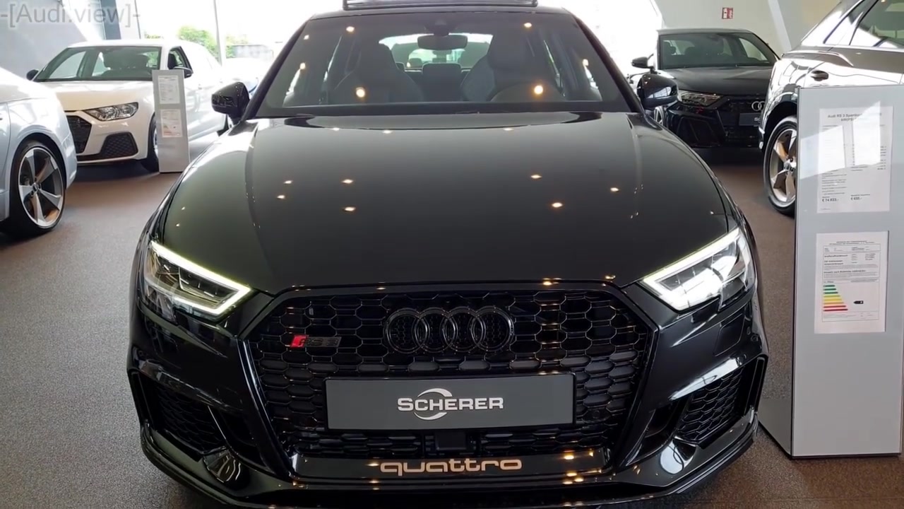 奥迪rs3 sportback,全黑