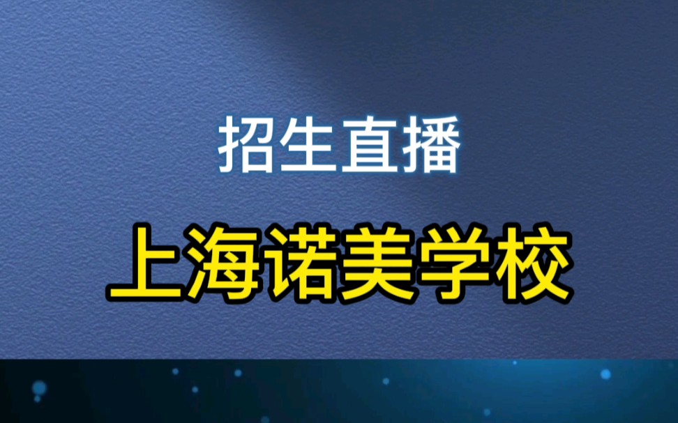 上海诺美学校哔哩哔哩bilibili