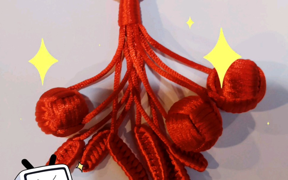 民族风饰品diy纯手编织多彩凤尾结钥匙扣挂件 车挂 包包挂件 成品