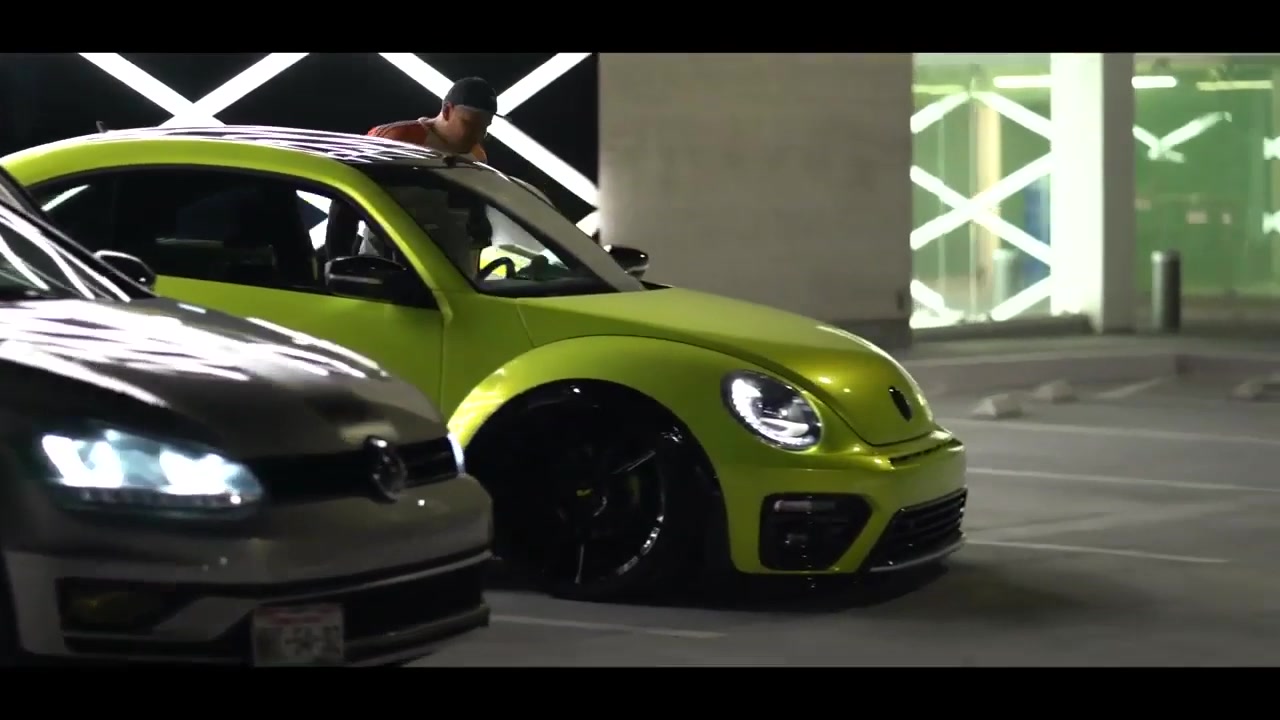 teckwrap秃鹰进口车身改色膜车衣海外作品赏析rb07超亮金属柠檬黄