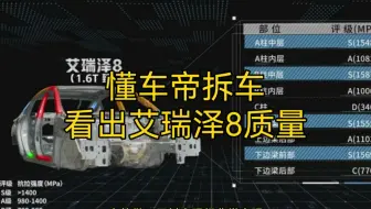 通过懂车帝全方位拆车视频，我们可以看出，奇瑞艾瑞泽8，做工用料确实良心