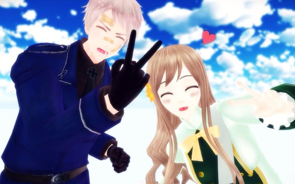【aph/mmd】(610161)71啾花組的lap tap love
